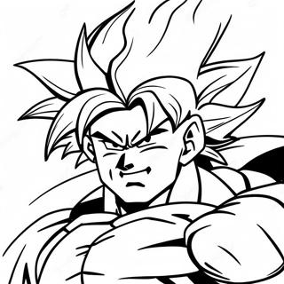 Legendary Super Saiyan Broly Coloring Page 6715-5461