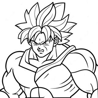 Legendary Super Saiyan Broly Coloring Page 6715-5462