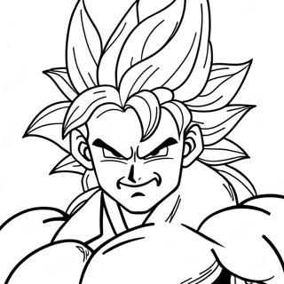 Legendary Super Saiyan Broly Coloring Page 6715-5463