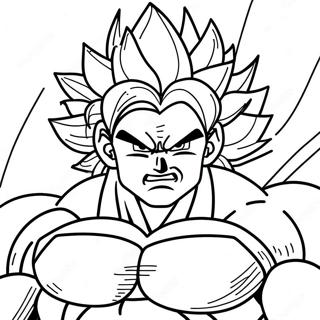 Legendary Super Saiyan Broly Coloring Page 6715-5464