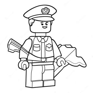 Lego Police Coloring Page 67172-55426