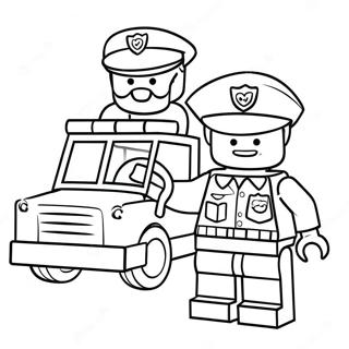 Lego Police Coloring Page 67172-55427