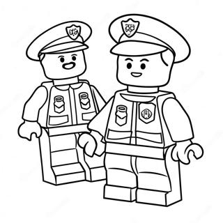 Lego Police Coloring Page 67172-55428