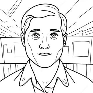 Self Portrait Template Coloring Page 67182-55432