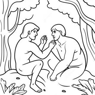 The Fall Of Man Coloring Page 67212-55459