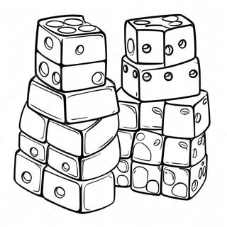 Colorful Duplo Blocks Coloring Page 67223-55467