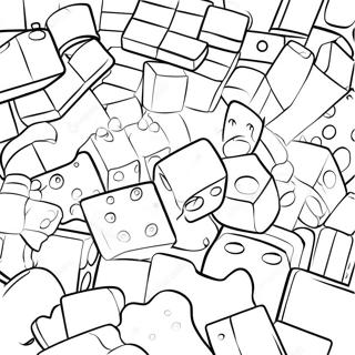 Colorful Duplo Blocks Coloring Page 67223-55468