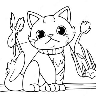 Fierce Warrior Cats In Battle Coloring Page 67243-55502