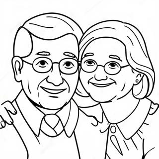 Grandparents Day Coloring Page 6724-5468