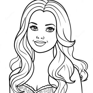 Chelsea Barbie Coloring Pages