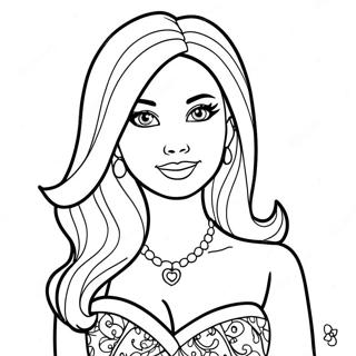 Chelsea Barbie Coloring Page 67272-55508