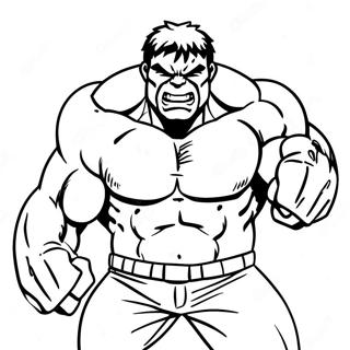 Hulk In Action Coloring Page 67283-55517