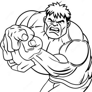 Hulk In Action Coloring Page 67283-55518