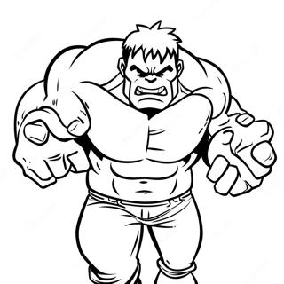 Hulk In Action Coloring Page 67283-55519