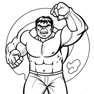 Hulk In Action Coloring Page 67283-55520