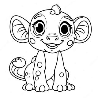 Charming Tikki Kwami Coloring Page 67313-55544