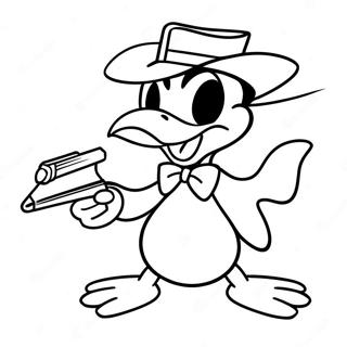 Darkwing Duck In Action Coloring Page 67333-55557