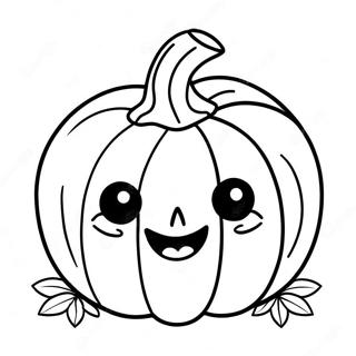 Smiling Pumpkin Face Coloring Page 67343-55566