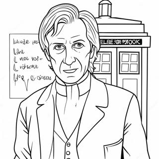 Dr Who Coloring Page 6734-5475