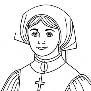 St. Elizabeth Ann Seton Coloring Pages