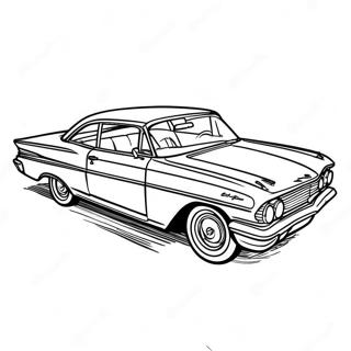 Chevy Impala Coloring Pages