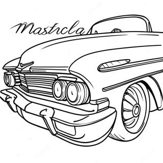 Chevy Impala Classic Car Coloring Page 67392-55604