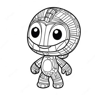 Sackboy Coloring Pages