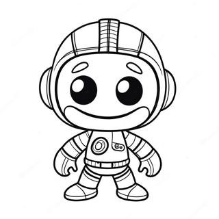 Sackboy In Adventure Gear Coloring Page 67403-55613