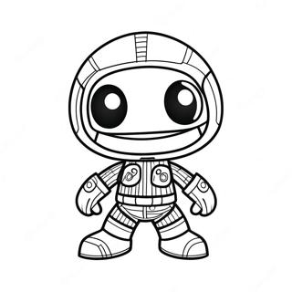 Sackboy In Adventure Gear Coloring Page 67403-55615