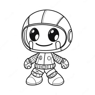 Sackboy In Adventure Gear Coloring Page 67403-55616