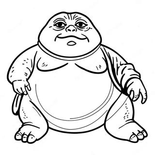 Jabba The Hutt Coloring Pages