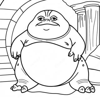 Jabba The Hutt Coloring Page 67412-55618