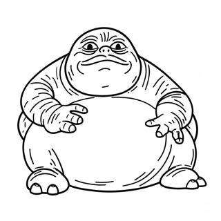 Jabba The Hutt Coloring Page 67412-55620