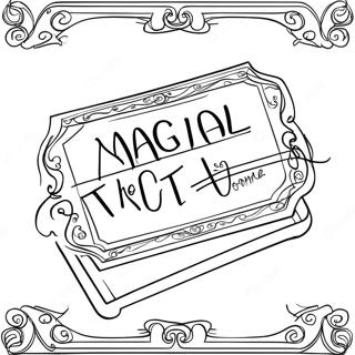 Magical Golden Ticket Adventure Coloring Page 67423-55635