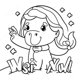 We Will Miss You Coloring Page 6744-5483