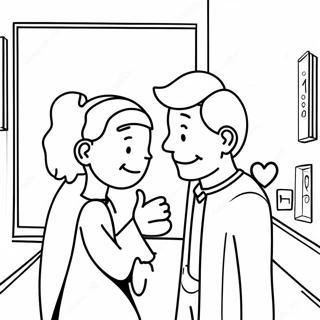 Farewell Friends Coloring Page 6745-5487