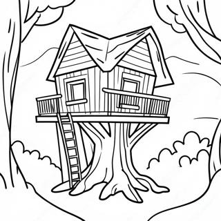 Tree House Mysteries Coloring Page 67462-55643