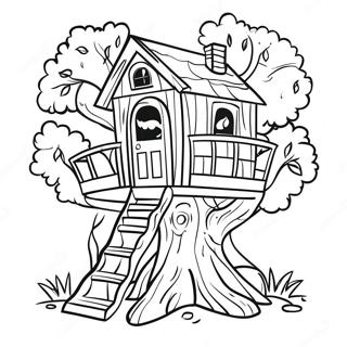 Tree House Mysteries Coloring Page 67462-55644