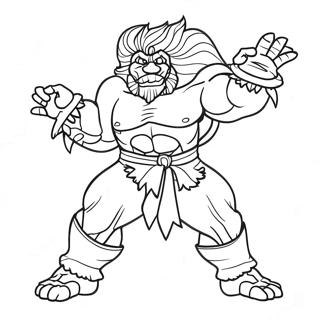 Koraidon In A Dynamic Pose Coloring Page 67473-55661