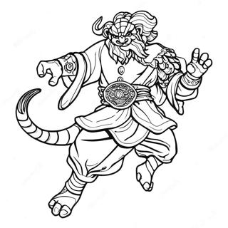 Koraidon In A Dynamic Pose Coloring Page 67473-55662