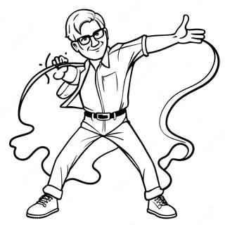 Mike In Action Coloring Page 67513-55699