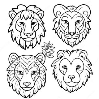 North American Animals Coloring Page 67522-55708