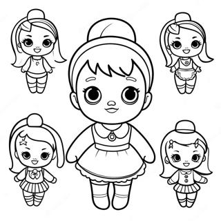 Lol Dolls Coloring Page 67532-55712