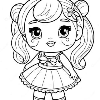 Sparkly Lol Dolls Coloring Page 67533-55720