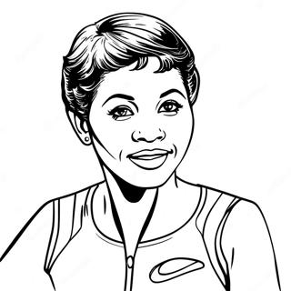 Wilma Rudolph Biography Coloring Page 67542-55726