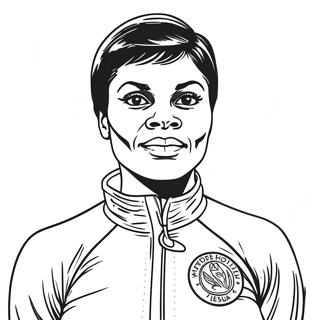 Wilma Rudolph Biography Coloring Page 67542-55728