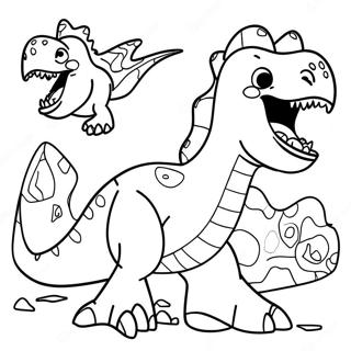 Ferocious Dino Smashers Coloring Page 67573-55753