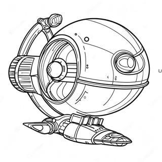 Science Fiction Coloring Pages