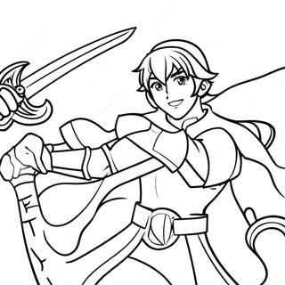 Fire Emblem Heroes In Battle Coloring Page 67593-55768