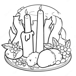 Shabbat Shalom Coloring Page 67622-55790